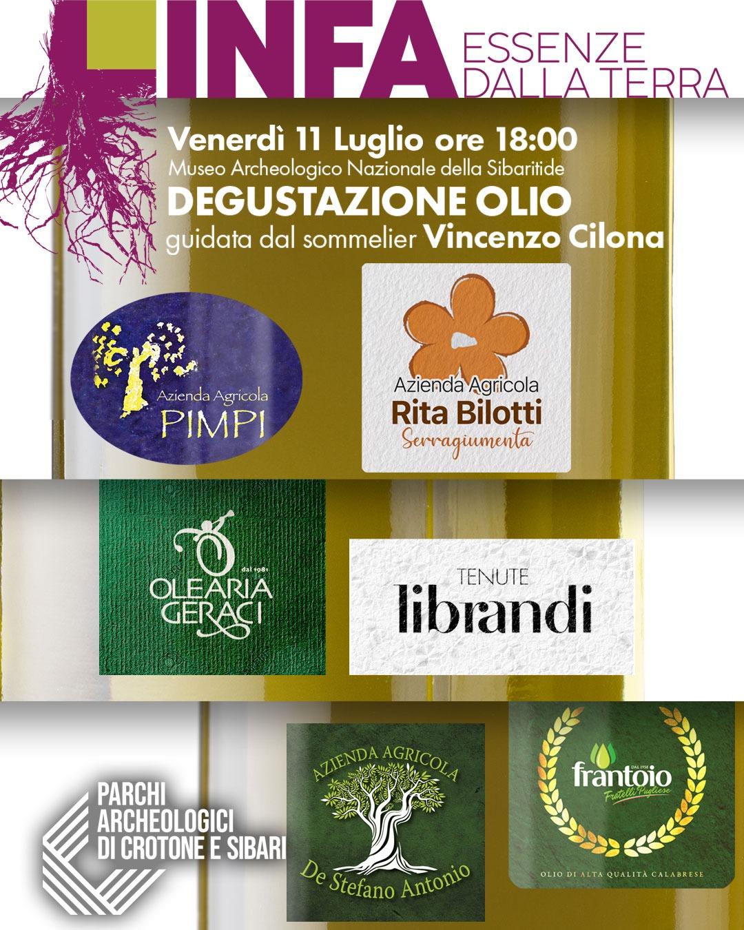 Degustazione olio guidata dal sommelier Vincenzo Cilona