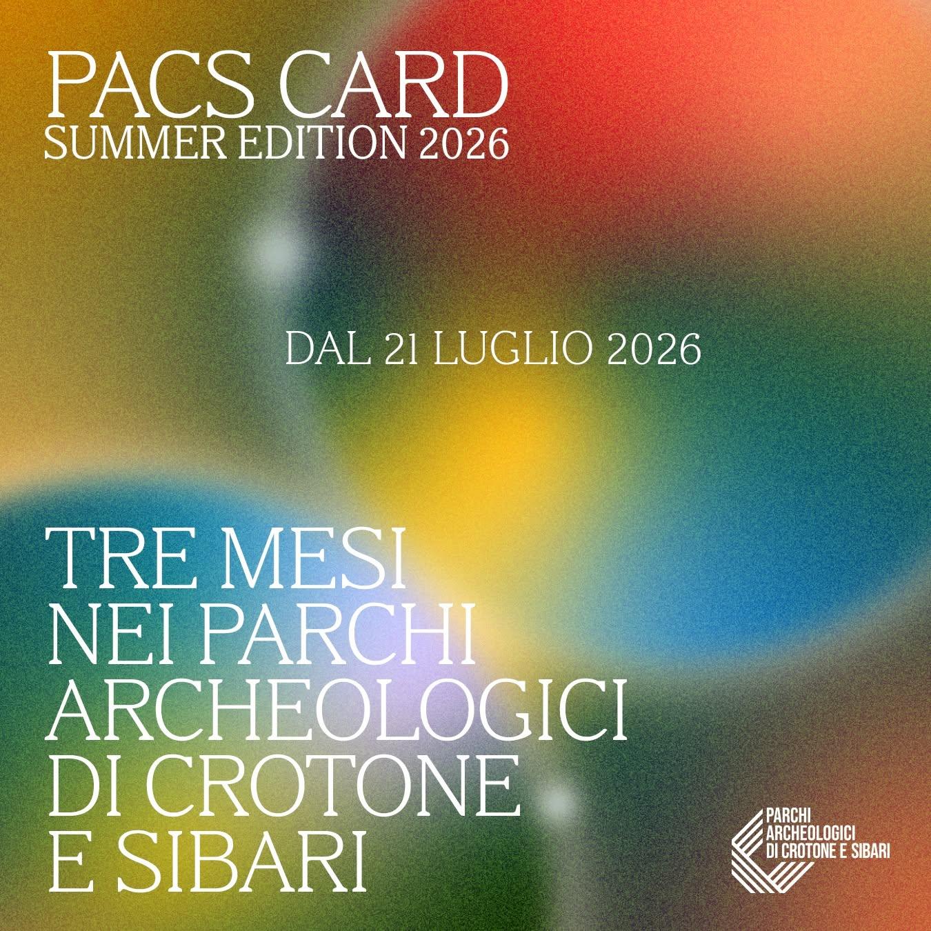 PACS Card – Summer Edition 2026