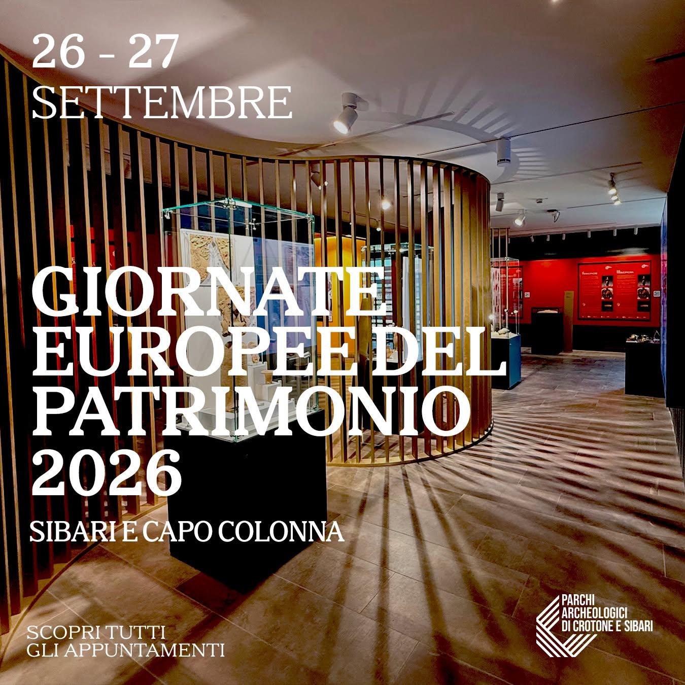 Giornate Europee del Patrimonio 2026