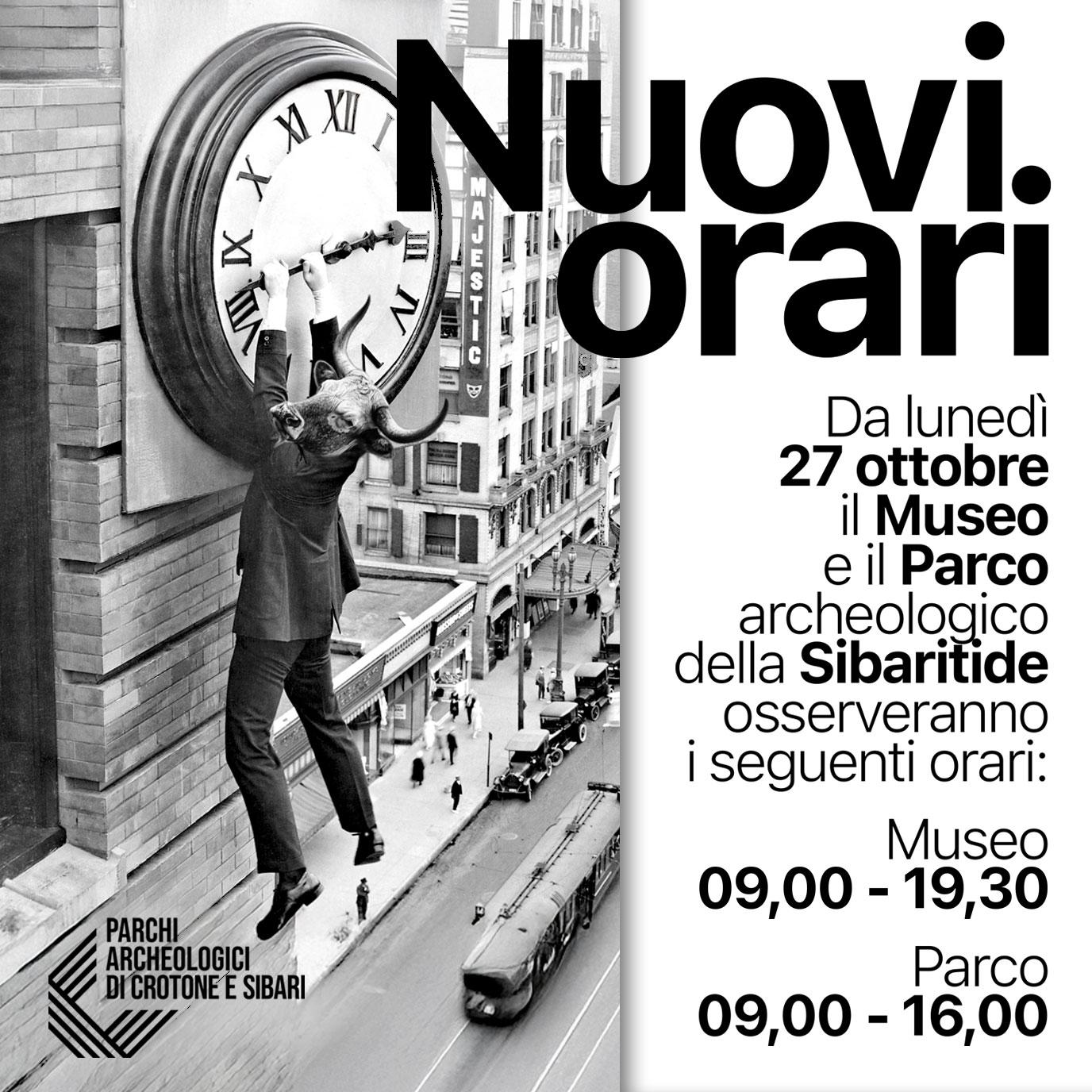 Nuovi orari di apertura – Museo e Parco Archeologico della Sibaritide
